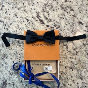Black Louis Vuitton Starry Night Bow Tie